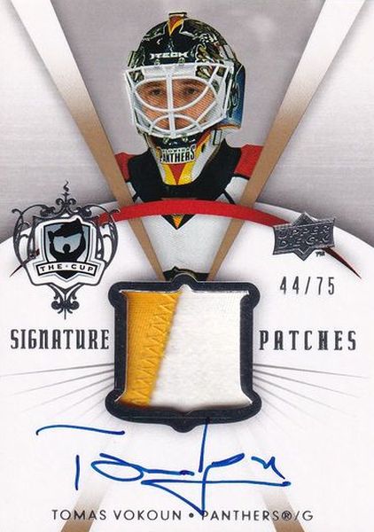 AUTO patch karta TOMÁŠ VOKOUN 07-08 UD The CUP Signature Patches /75